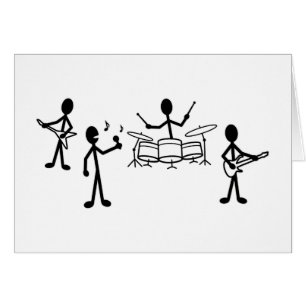 Rock Band Stick Figure