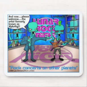 Rock Bands On Other Planets Funny Gifts & Tees Mouse Mat