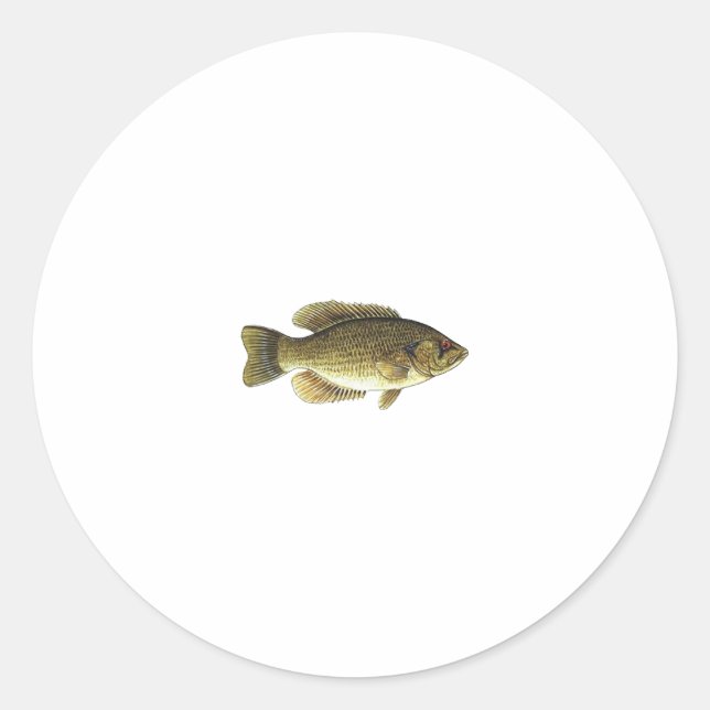 Rock Bass Classic Round Sticker (Front)