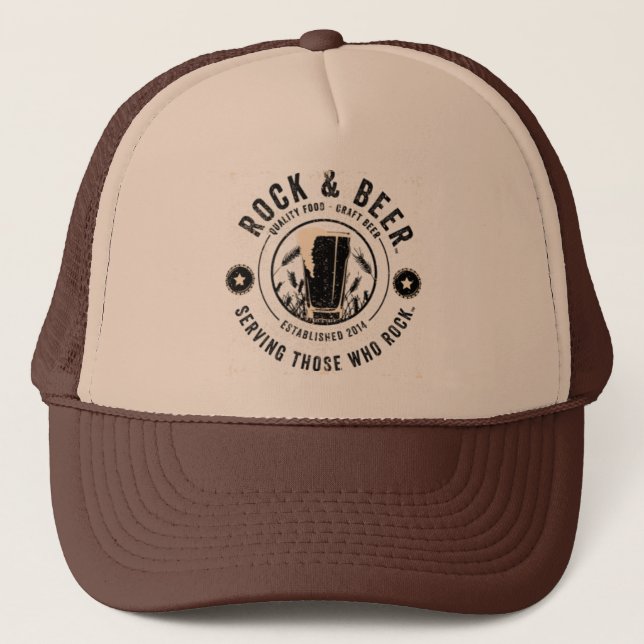 Rock & Beer ™ Trucker Hat (Front)