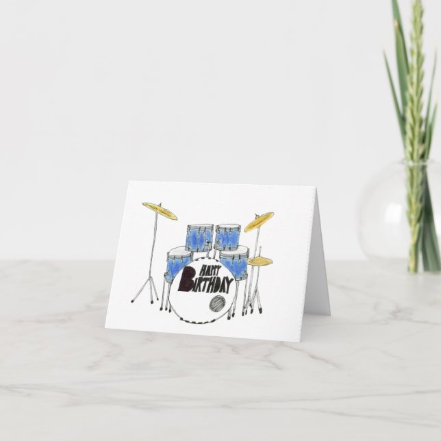 Rock Birthday Card (Front)