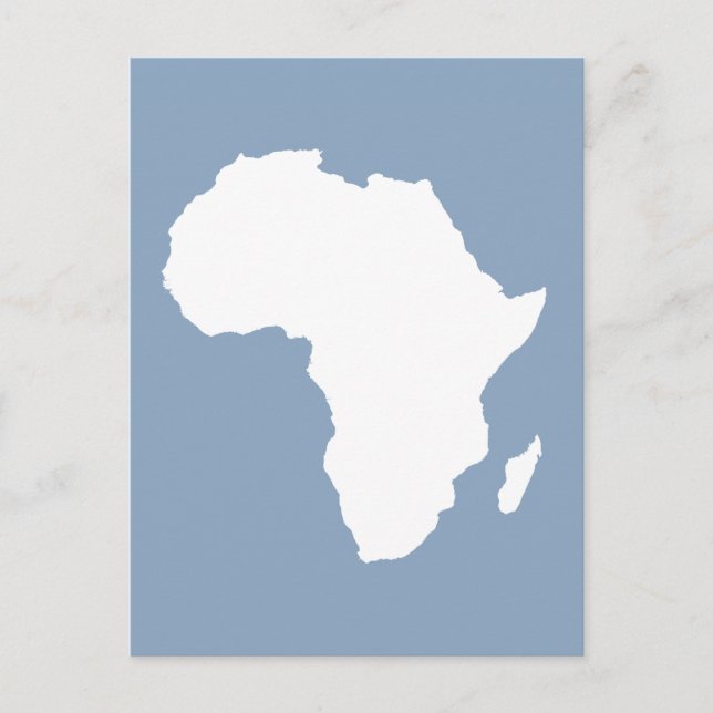 Rock Blue Audacious Africa Postcard (Front)