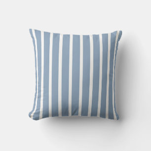 Rock Blue Safari Stripe Pillow