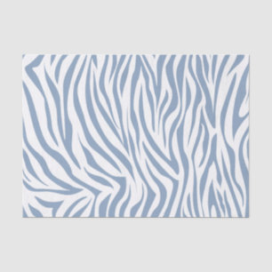 Rock Blue Safari Zebra Tissue Paper