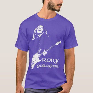 Rock Blues Guitar Player Gallagher Rock Art  T-Shirt