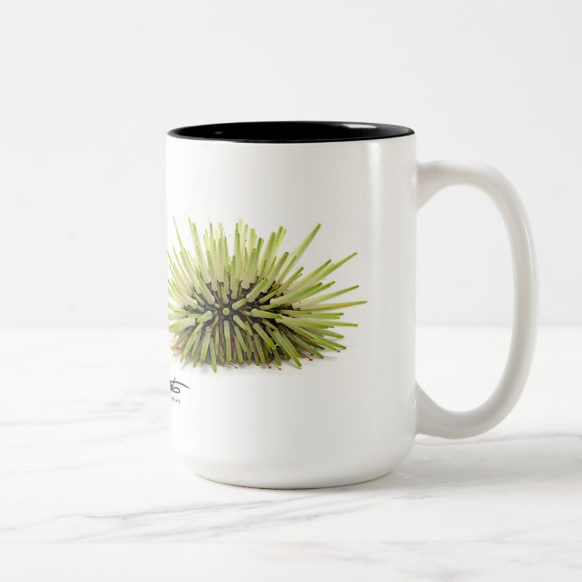 Rock-boring Sea Urchin, Echinometra mathaei Two-Tone Coffee Mug (Right)