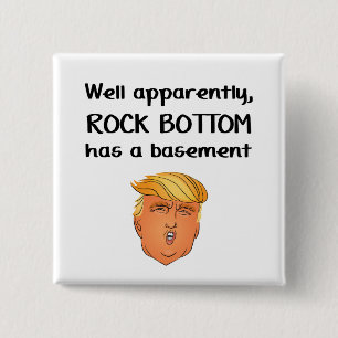 Rock Bottom 15 Cm Square Badge