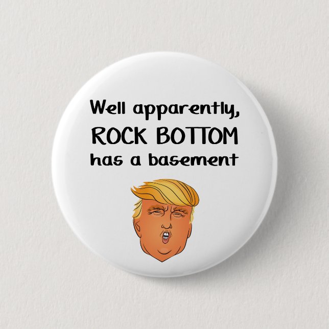 Rock Bottom 6 Cm Round Badge (Front)