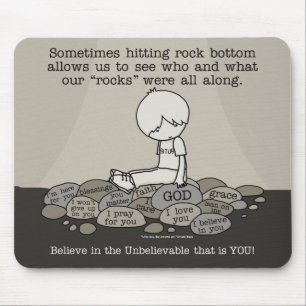 Rock Bottom Mouse Mat