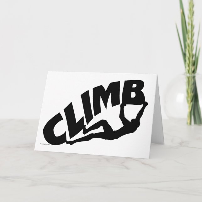 Rock Bouldering Card (Front)