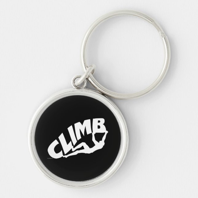 Rock Bouldering Climbing Key Ring (Front)