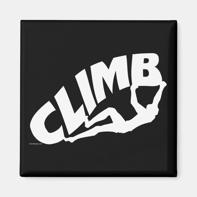 Rock Bouldering Climbing Magnet (Front)