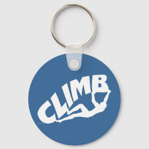 Rock Bouldering Key Ring