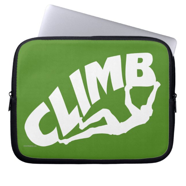 Rock Bouldering Laptop Sleeve (Front)