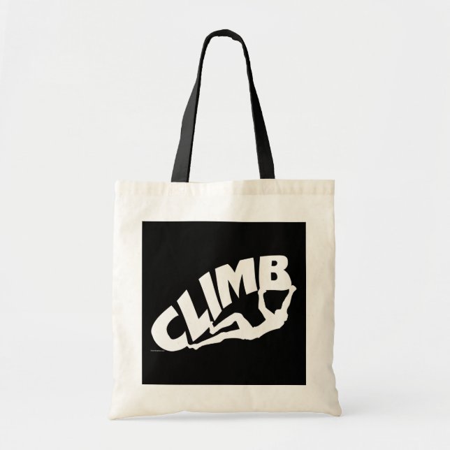 Rock Bouldering Tote Bag (Front)