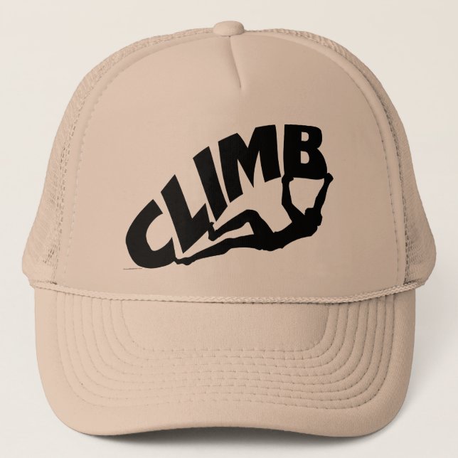 Rock Bouldering Trucker Hat (Front)