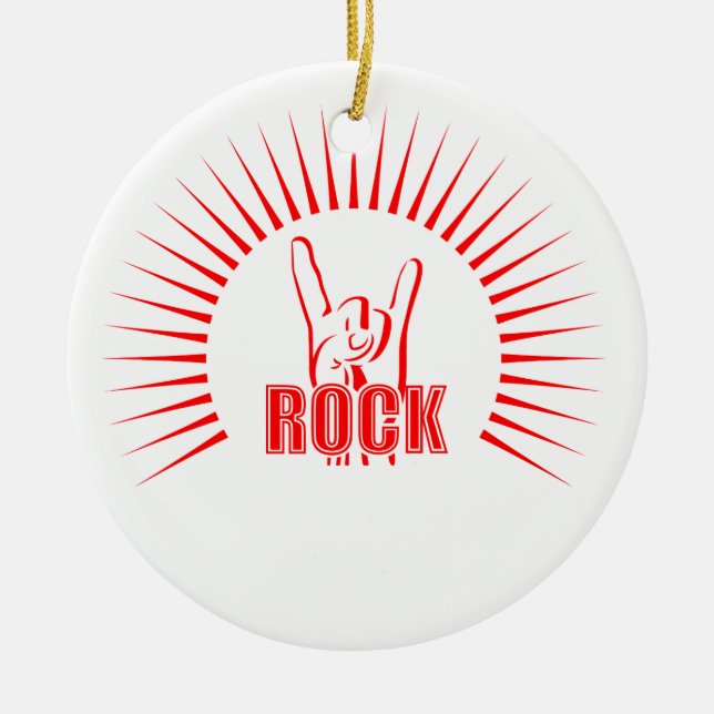 Rock Ceramic Tree Decoration (Front)