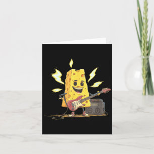 Rock Cheese with Amplifier and E-Guitar Graphic Card