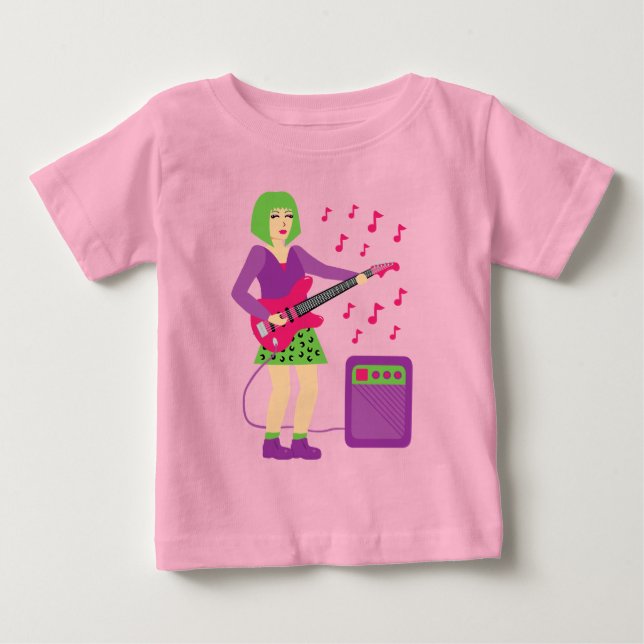 Rock Chick Baby T-Shirt (Front)