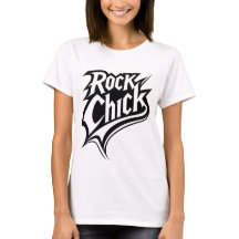 Rock Chick – Bold Black and White Typography