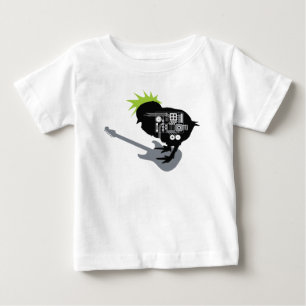 Rock Chick Green Romper Baby T-Shirt
