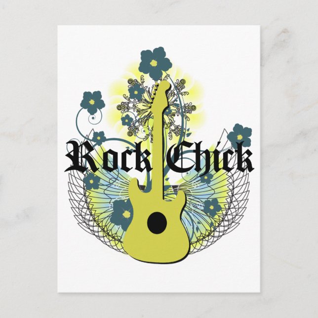 Rock Chick Postcard (Front)