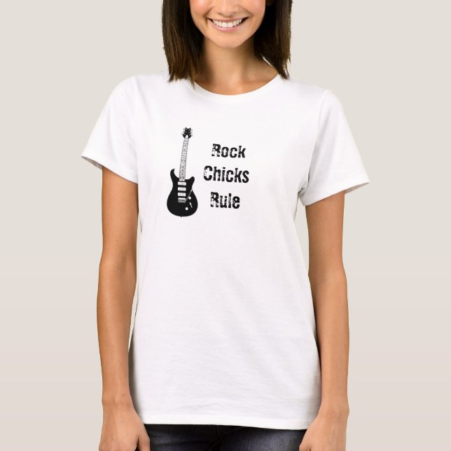 Rock Chicks Rule T-Shirt (Front)