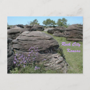 Rock City, Kansas Postcard