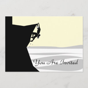 Rock Climber 1 Invitation