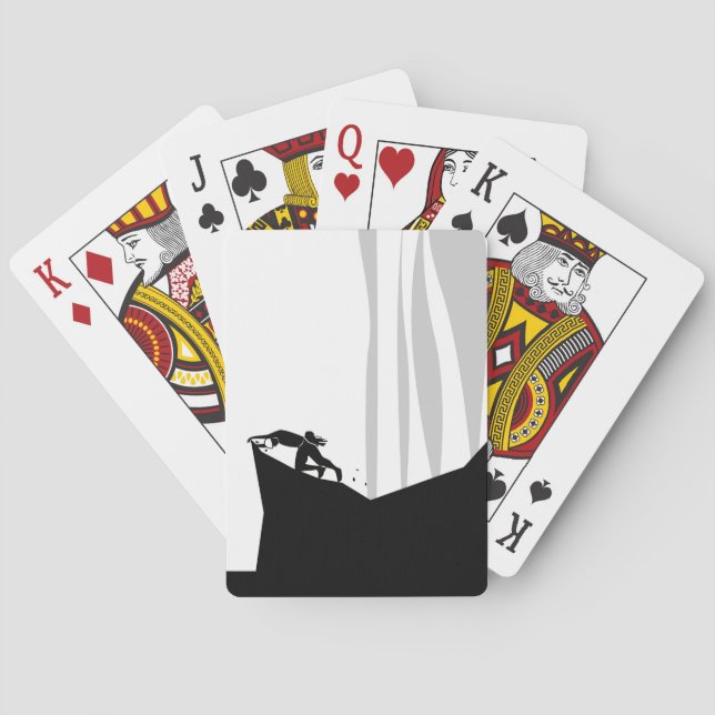 Rock Climber 1 Playing Cards (Back)