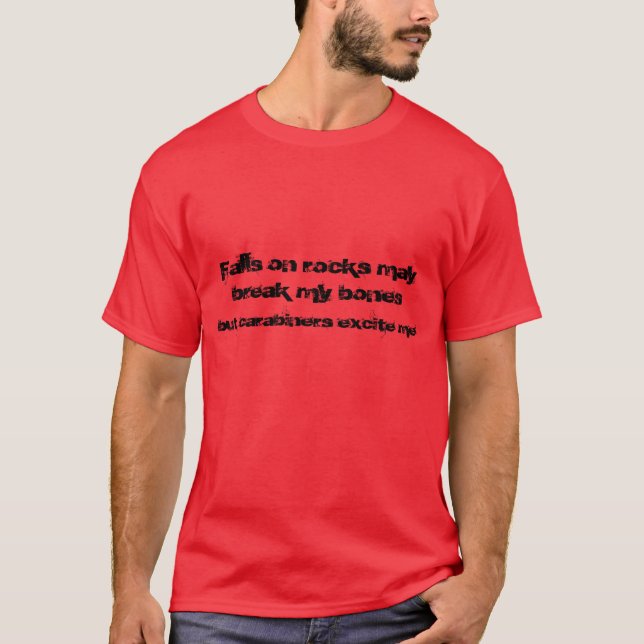 rock climber 2 T shirt (Front)