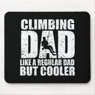 Rock Climber Bouldering Vintage Retro Rock Climbin Mouse Mat
