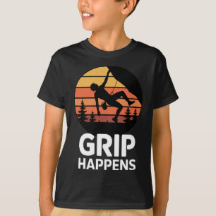 Rock Climber Funny Retro Bouldering T-Shirt