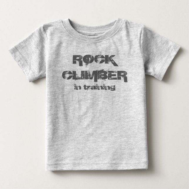 rock climber in training T shirt (Front)