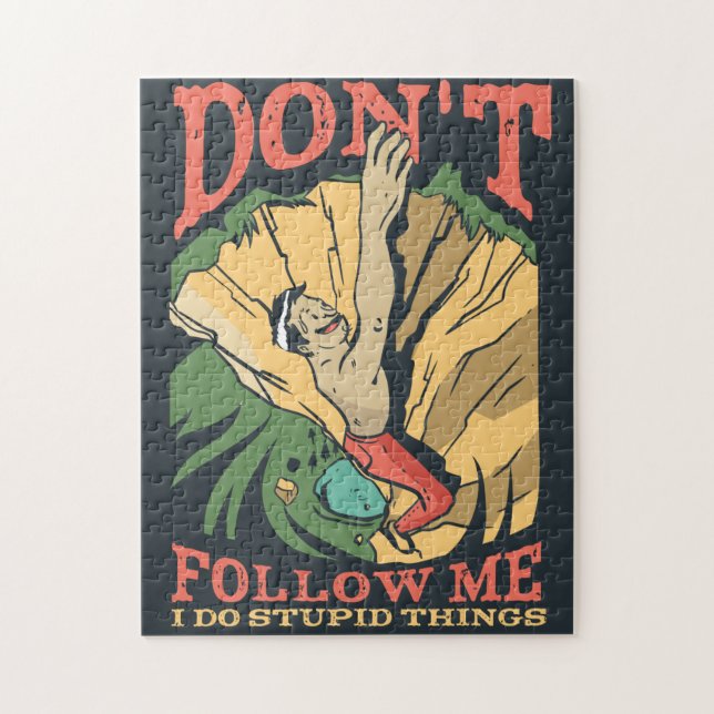 Rock Climber Jigsaw Puzzle (Vertical)