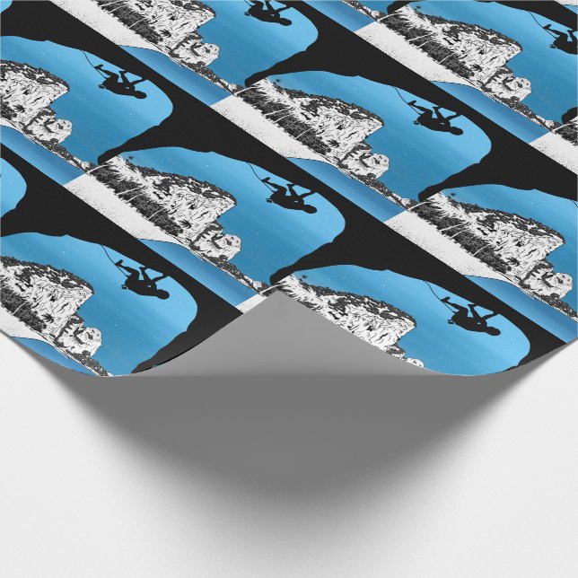 Rock Climber Krabi Thailand Wrapping Paper (Corner)
