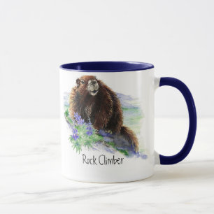 Rock Climber - Marmot - Animal Mug