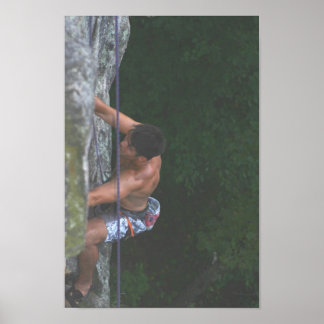 Rock Climber Poster