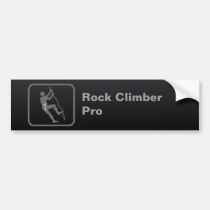 Rock Climber Pro Bumper Sticker