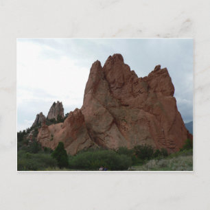 Rock Climbers, Garden of the Gods, Colorado Postcard