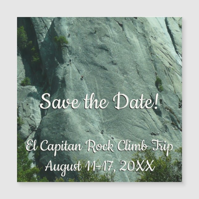 Rock Climbers on El Capitan (Front)