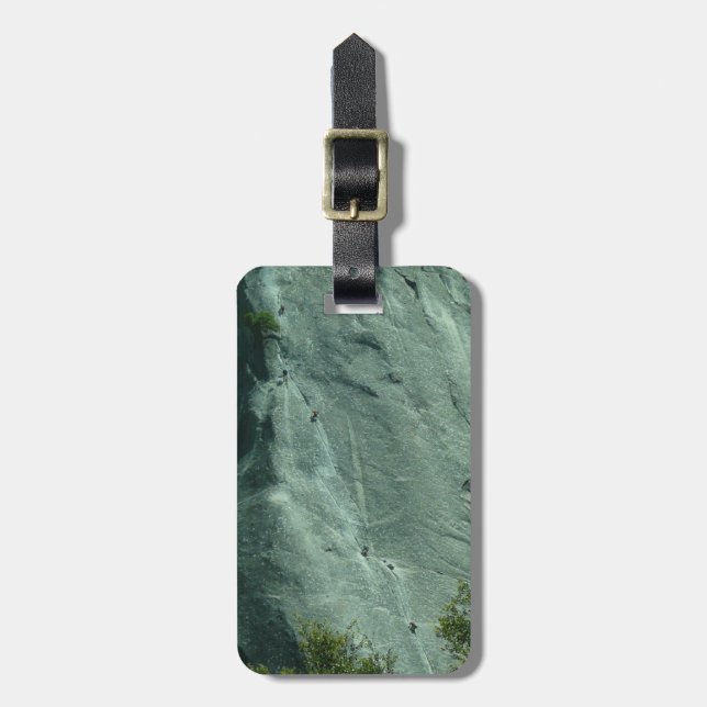 Rock Climbers on El Capitan Luggage Tag (Front Vertical)