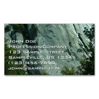 Rock Climbers on El Capitan Magnetic Business Card