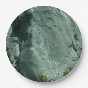 Rock Climbers on El Capitan Paper Plate