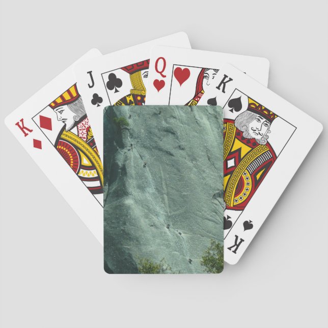 Rock Climbers on El Capitan Playing Cards (Back)