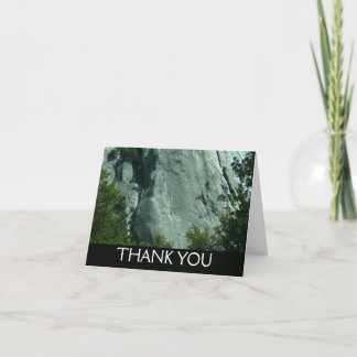 Rock Climbers on El Capitan Thank You Card