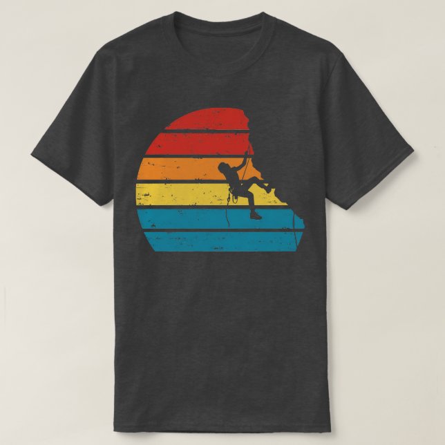 Rock Climbing 1 T-Shirt (Design Front)