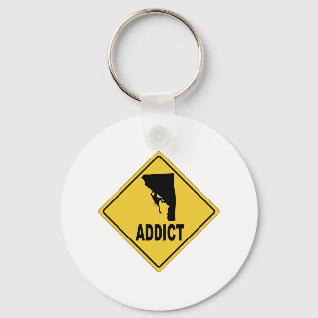 Rock Climbing 2 Key Ring (Front)
