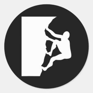 Rock Climbing _7 Classic Round Sticker