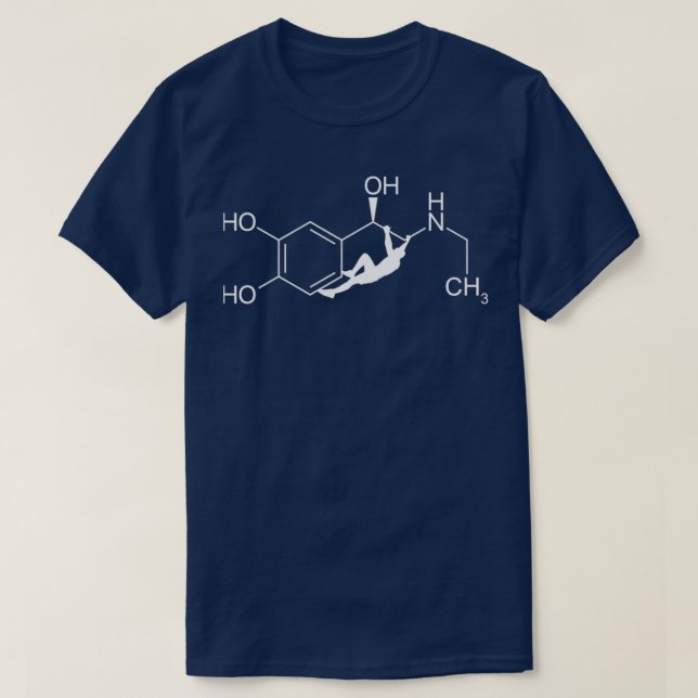 Rock Climbing Adrenalin Rock Climber Bouldering T-Shirt (Design Front)